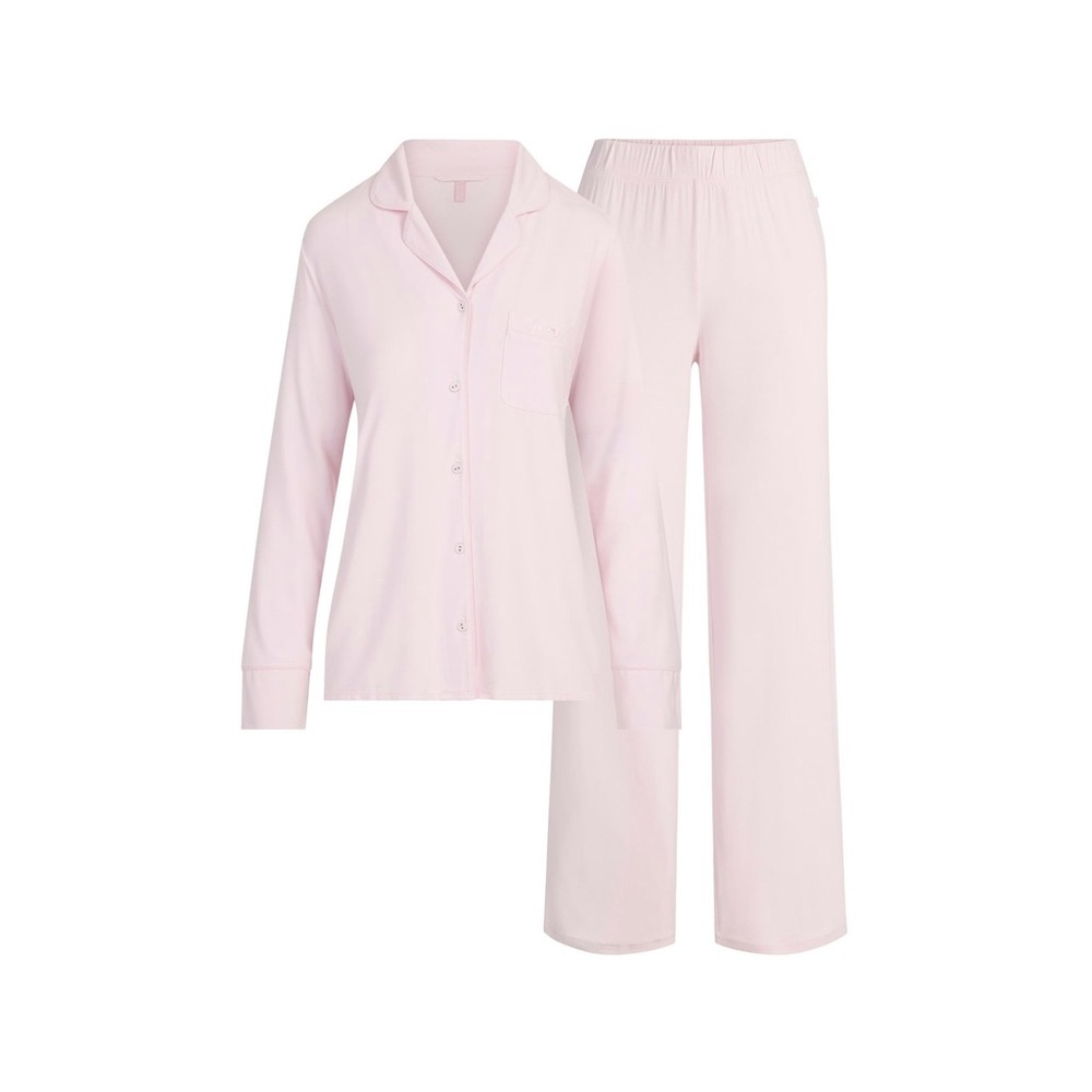 SKIMS Bloom Soft Lounge Button-Up Pajama Set - medium - Picture 2 of 8
